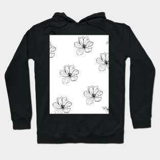 Black and white pattern Hoodie